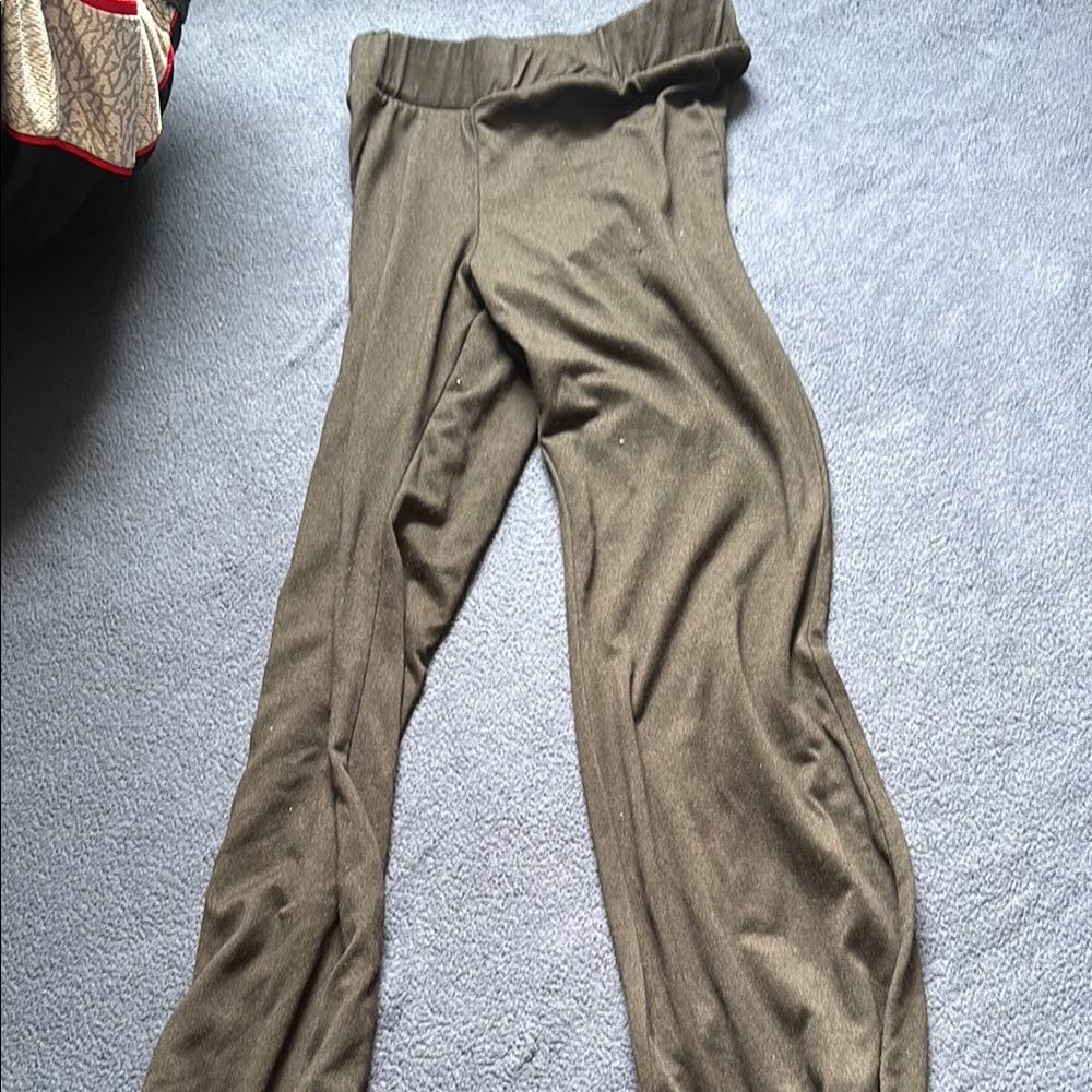 Black girls flared leggings